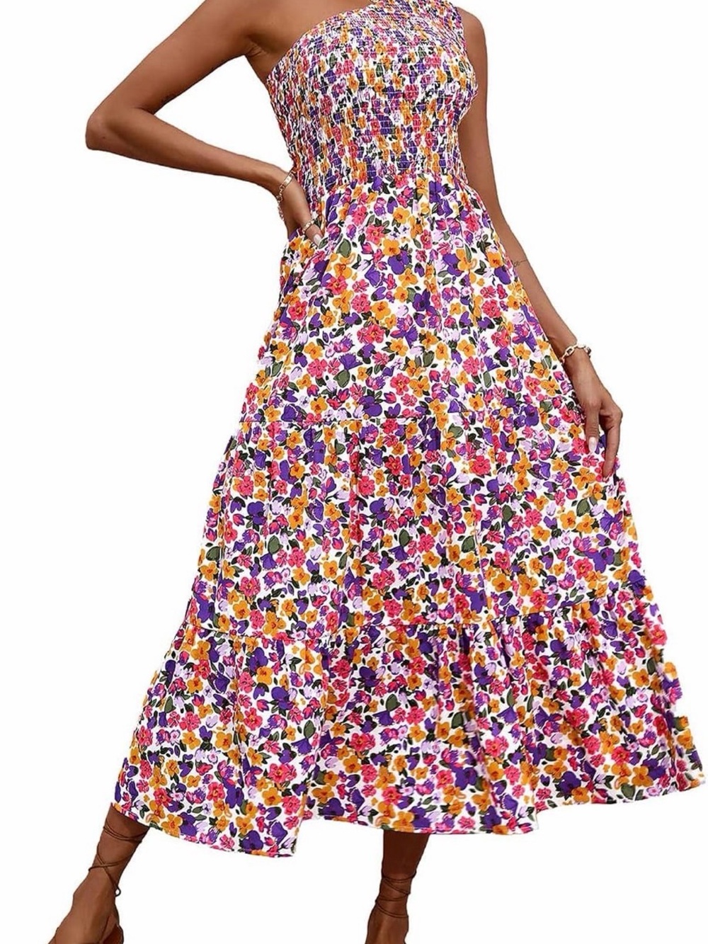 1 shoulder dress